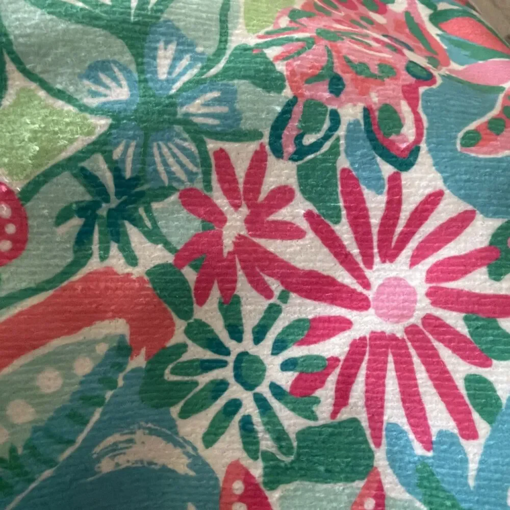Lilly Pulitzer Beach Towel Golden Hour Floral Microfiber Pool Swim 72”x40” NWOT